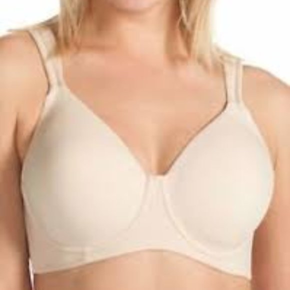Leading Lady Womens Brigitte Molded Soft Cup Bra 5042 in Nude New - Picture 1 of 3